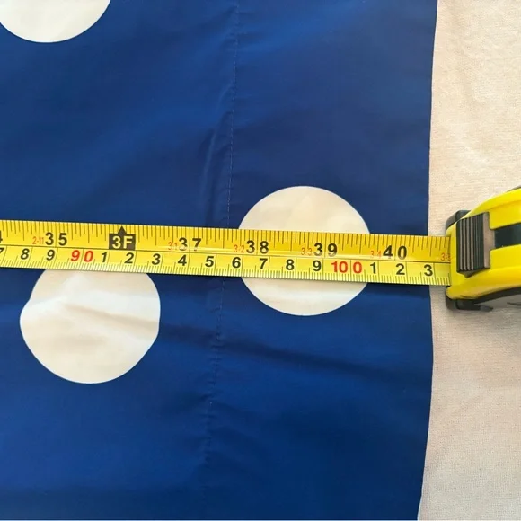 J. Crew Blue A-Line Tiered Midi Skirt - Picture 6 of 6